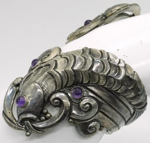 MARGOT DE TAXCO KOI FISH AMETHYST BRACELET