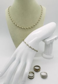 TWO TONE 925 RINGS & MORE