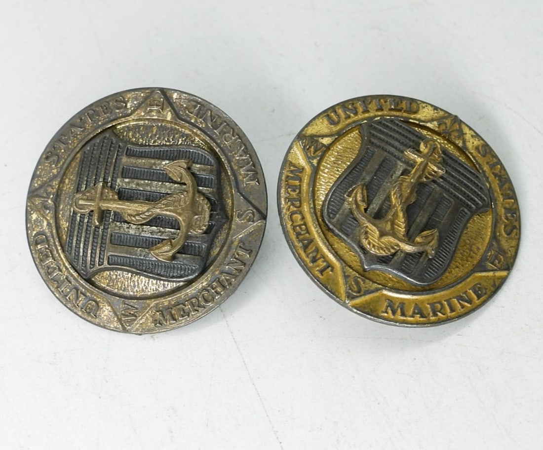 (2) VINTAGE U.S. MERCHANT MARINE PINS 925 (1 of 2)