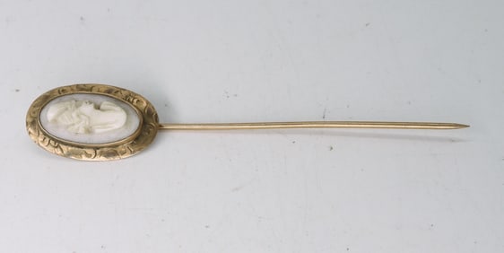 10K RG CAMEO STICK PIN