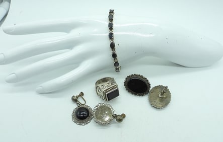 VTG MEXICO EARRINGS & MORE 925