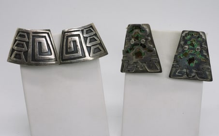 MEXICO 925 & TAXCO VTG EARRINGS
