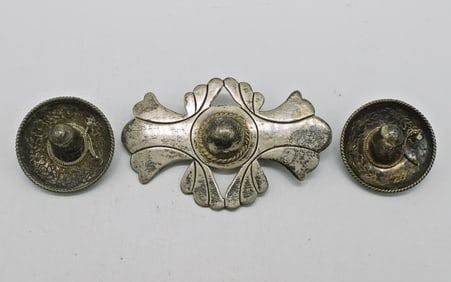 MEXICO STERLING BROOCHES
