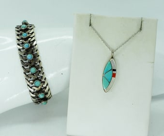 SOUTHWEST 925 NECKLACE & BRACELET