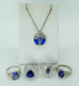 SAPPHIRE BLUE GEMSTONES - 925