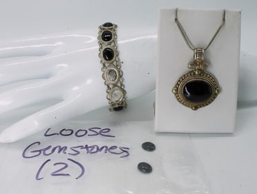 BLACK ONYX MEXICO 925 SET