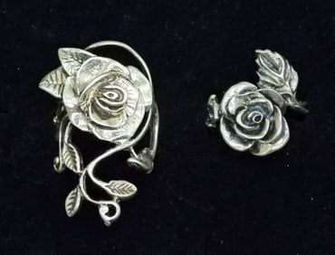 STERLING ROSES, RINGS