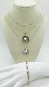 PEARL & LARIMAR NECKLACES & MORE
