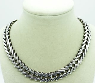 UNIQUE LARGE MEXICO 925 NECKLACE