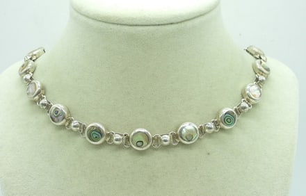 MEXICO 925 ABALONE NECKLACE