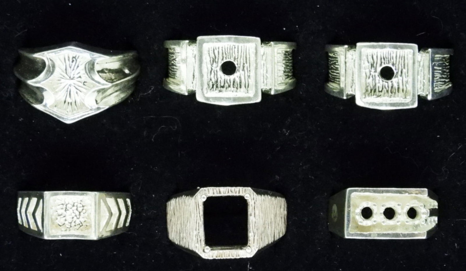 (6) 925 MEN'S RING SETTINGS (1 of 2)