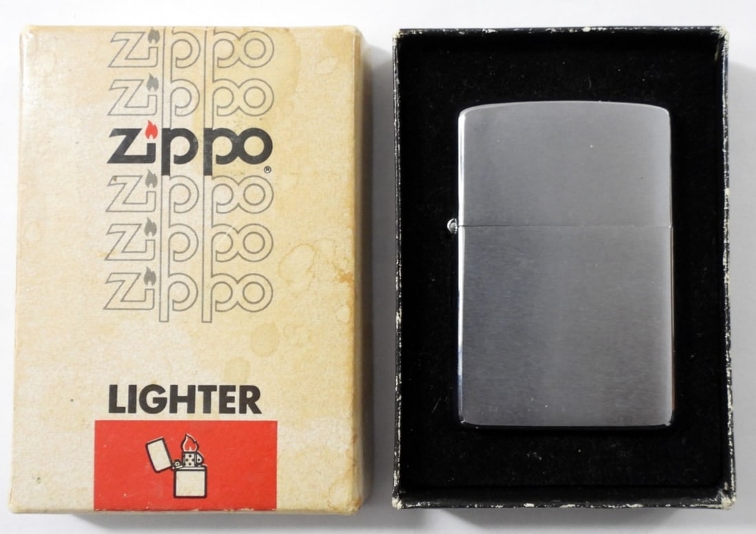1980 UNFIRED CHROME ZIPPO LIGHTER (1 of 4)