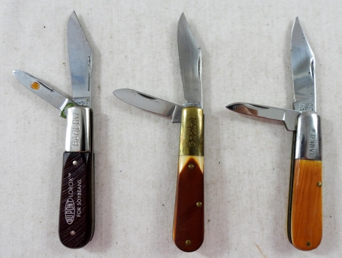 (3) BARLOW KNIVES: DUPONT SOYBEANS, (1 of 3)