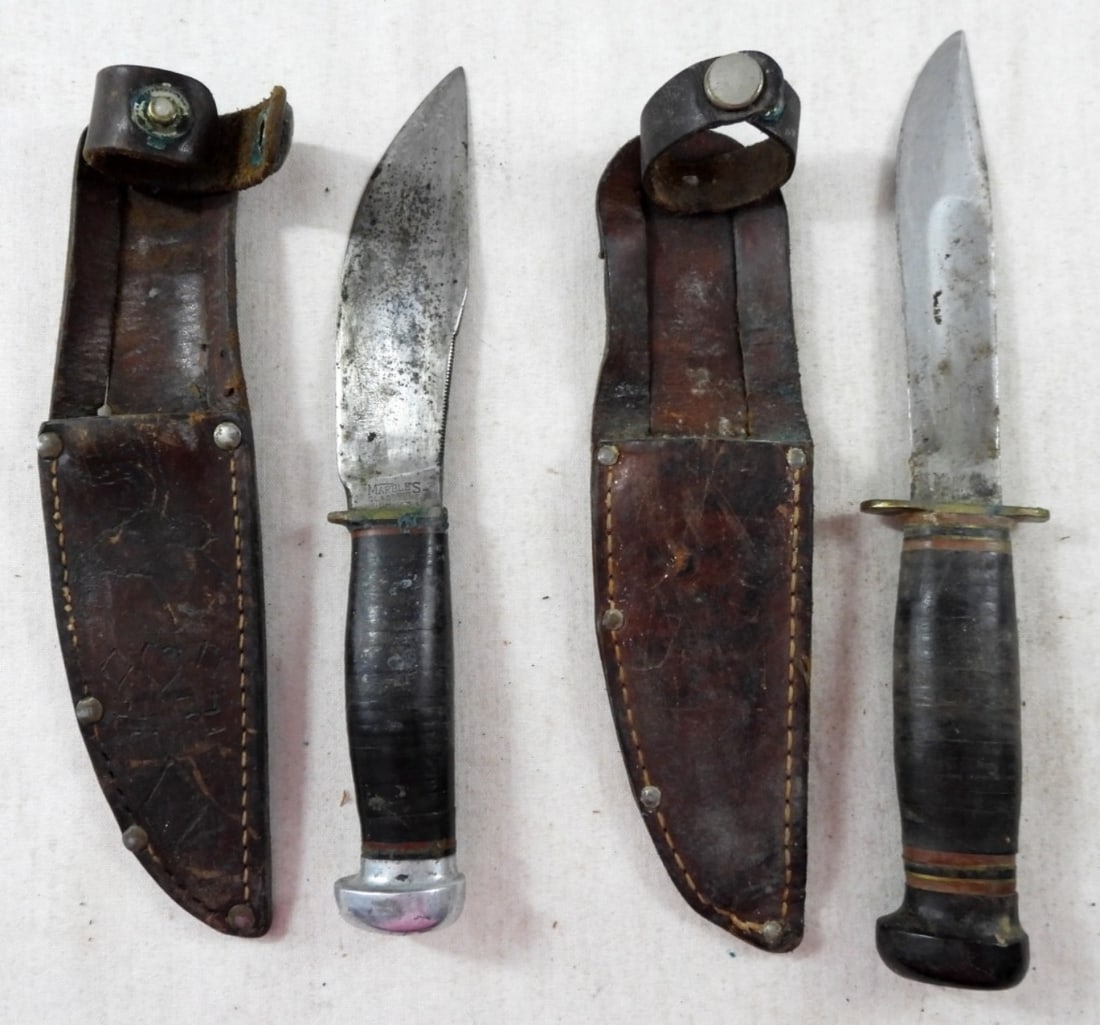 (2) VTG FIXED BLADE FIGHTING KNIVES (1 of 4)