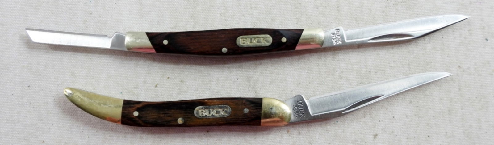 (2)BUCK SINGLE BLADE MINI POCKET KNIVES (1 of 3)