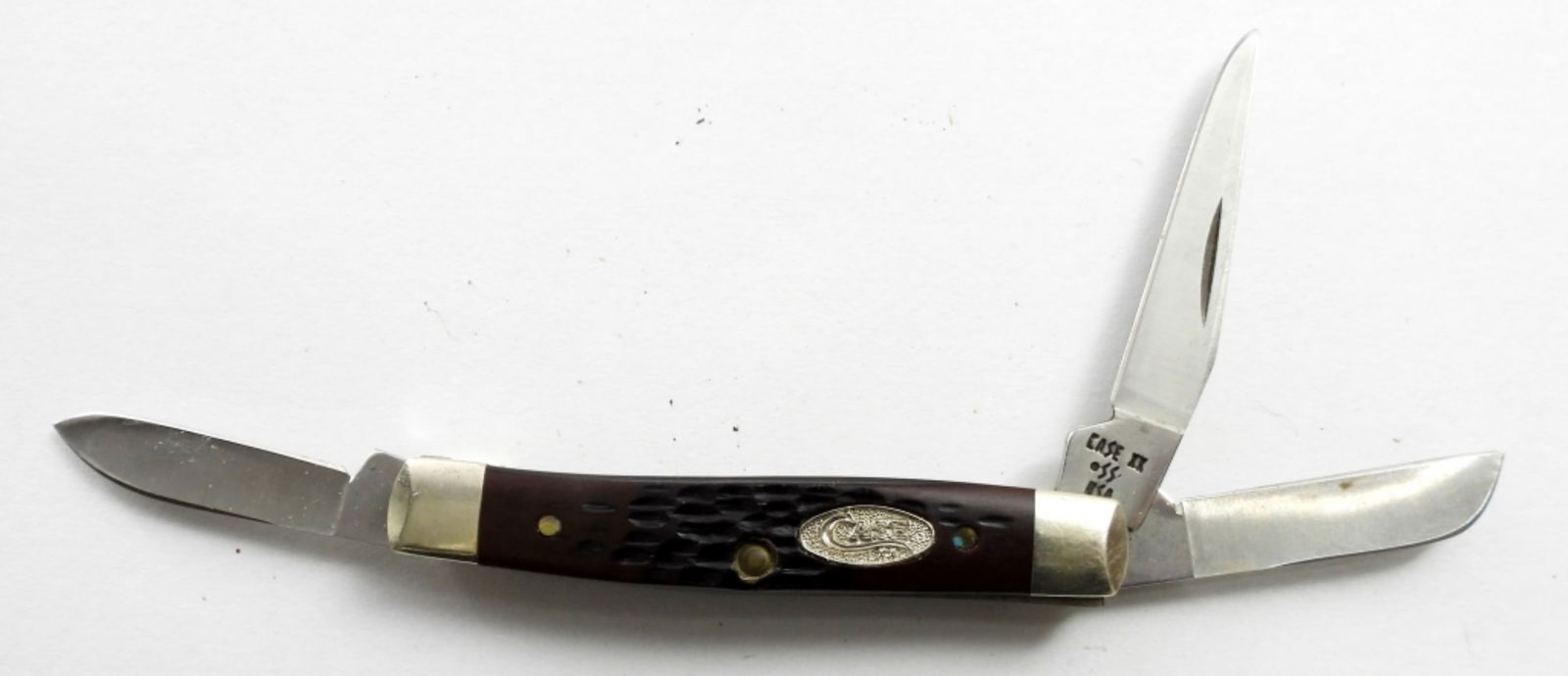 CASE XX (63033) 3 BLADE SM STOCKMAN KNIFE (1 of 4)