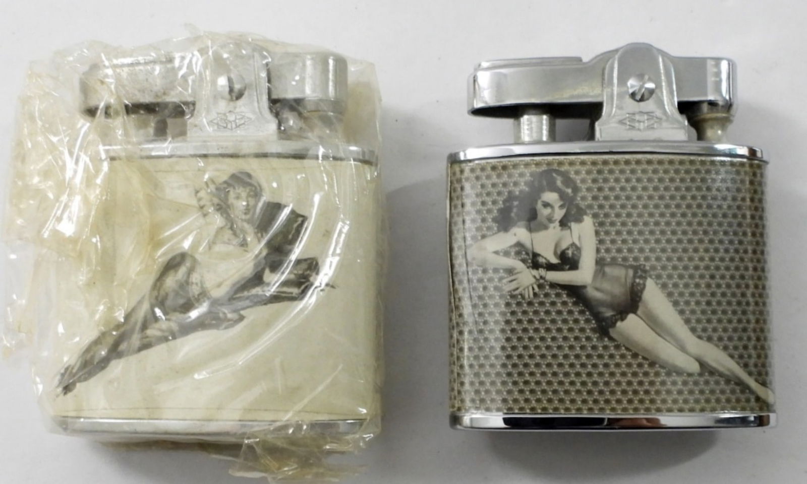 (2) OMEGA PIN-UP GIRL LIGHTERS (1 of 3)