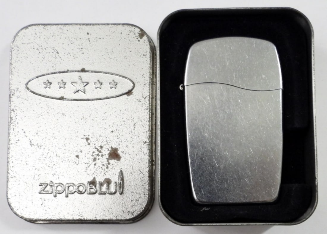 2007 ZIPPO BUTANE BLU SEALED LIGHTER (1 of 3)