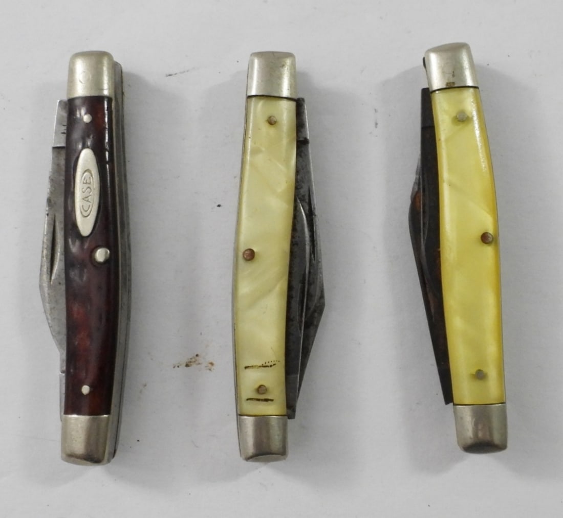 (3)SMALL CASE XX KNIVES FOR REPAIR (1 of 2)