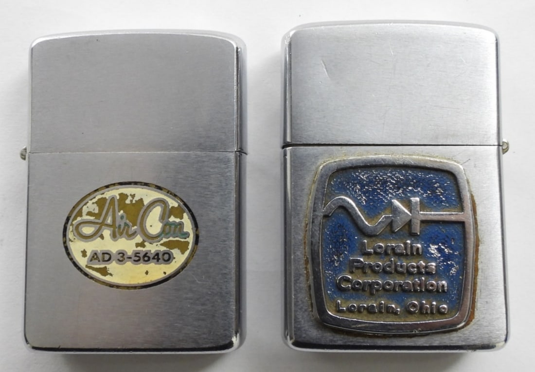 (2)  ADVERTISING PAT. 2517191 ZIPPO LIGHTERS (1 of 4)