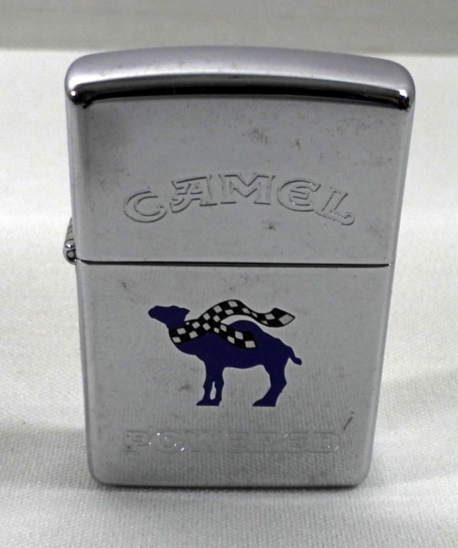 1997 (SEALED /UNFIRED) CAMEL POWERED ZIPPO: 1997 (SEALED /UNFIRED) CAME SMOKIN JOE RACING L POWERED ZIPPO IN CASE