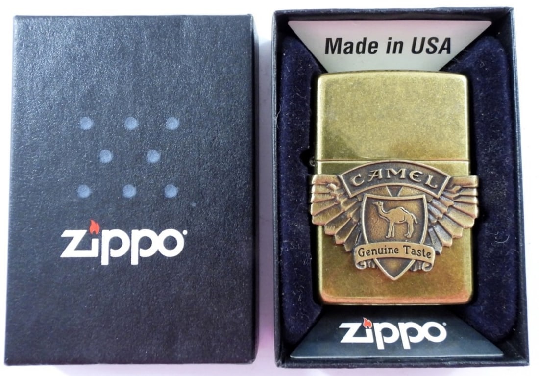1996 SEALED CAMEL GENUINE TASTE ZIPPO (1 of 3)