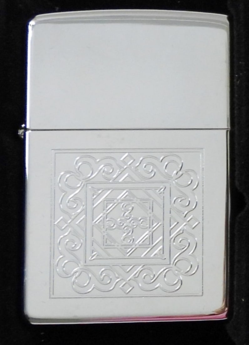 2000 UNFIRED CAMEL KASHMIS CHROME ZIPPO: 2000 UNFIRED CAMEL KASHMIS HIGH POLOSHED CHROME ZIPPO