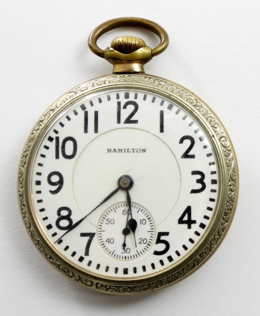 VTG,1922  HAMILTON 16 SIZE  POCKET WATCH (1 of 3)