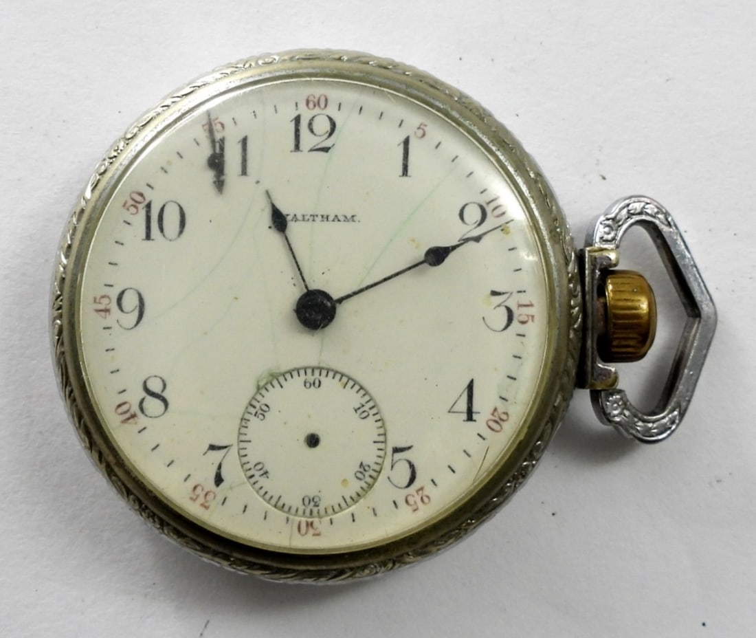 1908 WALTHAM  16 SIZE POCKET WATCH (1 of 4)