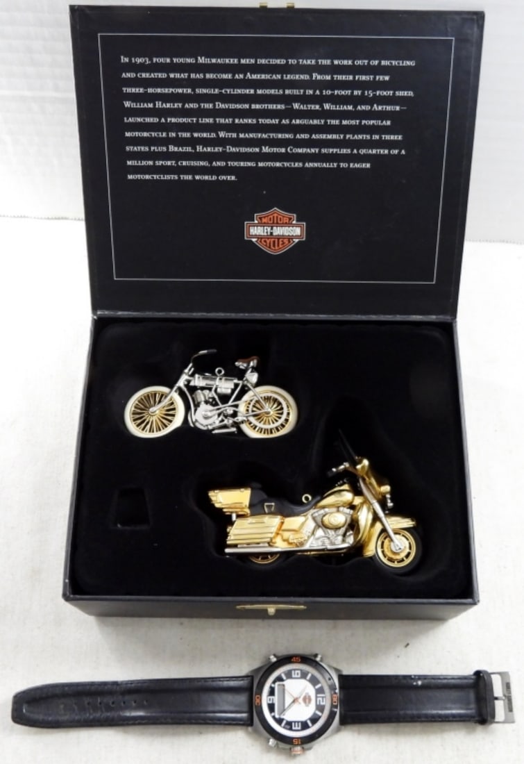 HARLEY DAVIDSON WATCH & GIFT BOX SET (1 of 6)