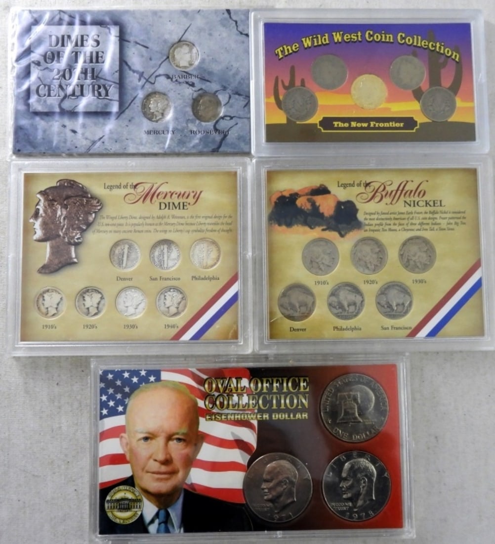 (5) U.S. COIN TRIBUTE SETS, OVAL OFFICE (1 of 2)