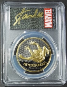 2017 SPIDER-MAN $200 GOLD PCGS PR69DCAM