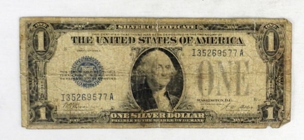 1928 $1 FUNNY BACK SILVER CERTIFICATE