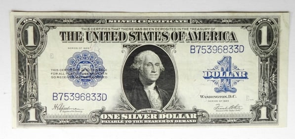 1923 $1 SILVER CERTIFICATE - NICE
