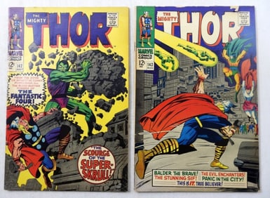 SILVER MARVEL THE MIGHTY THOR #142 &143