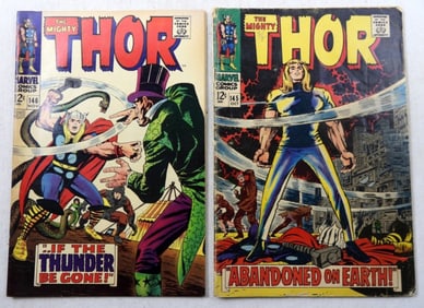 SILVER  MARVEL THE MIGHTY THOR# 145& 146