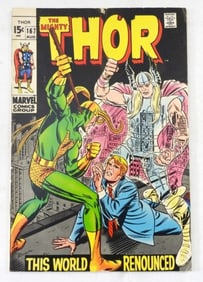 1969 MARVEL THE MIGHTY THOR#167 (VG)