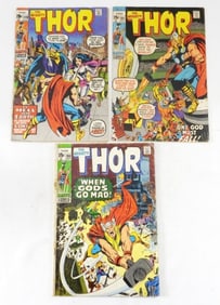 (3)BRONZE MARVEL THE MIGHTY THOR#179,180,181