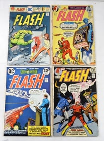(4) BRONZE DC FLASH COMICS