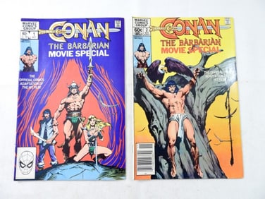 (2)1982 MARVEL CONAN MOVIE SPECIAL #1