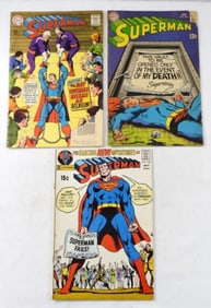 3 DC SUPERMAN 1969 NO.213,240