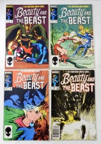(4) BRONZE MARVEL BEAUTY AND THE BEAST #1-4