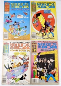 (4) HARVEY ROCKOMICS NEW KIDS ON THE BLOCK LOT