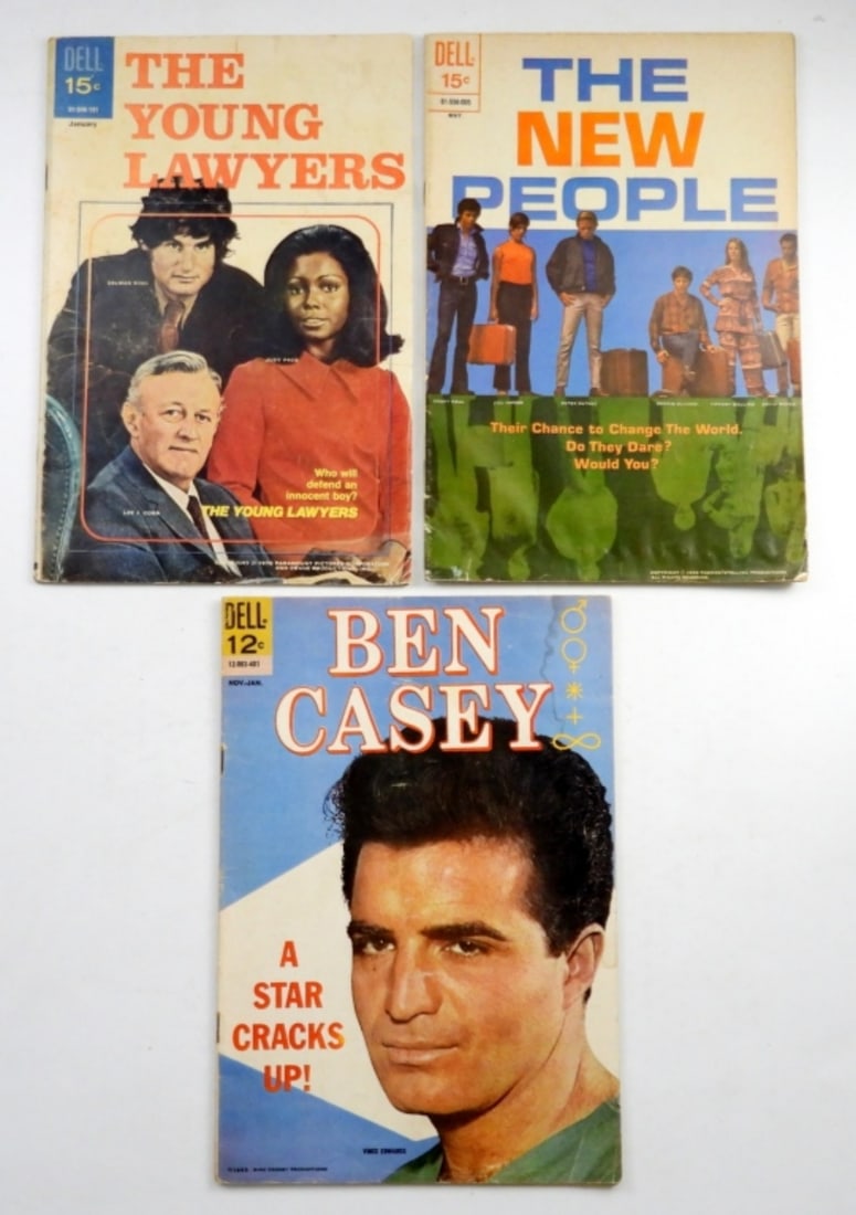 DELL BEN CASEY, THE NEW PEOPLE and: THE YOUNG LAWYER - VINTAGE DELL, GOODs