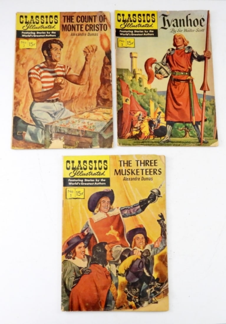 (3) CLASSIC ILLUSTRATED #1, #2 & #3 (1 of 2)