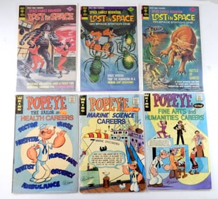 (3) GOLD KEY LOST in SPACE & (3) KING