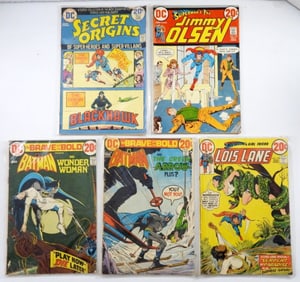 (5) VINTAGE DC COMICS 20c ISSUES