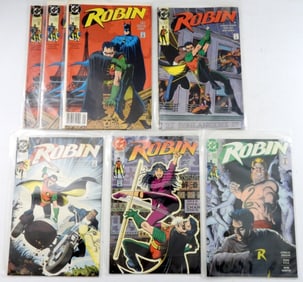 1990 DC  ROBIN COMPLETE SET #1-#5 FINE/VG