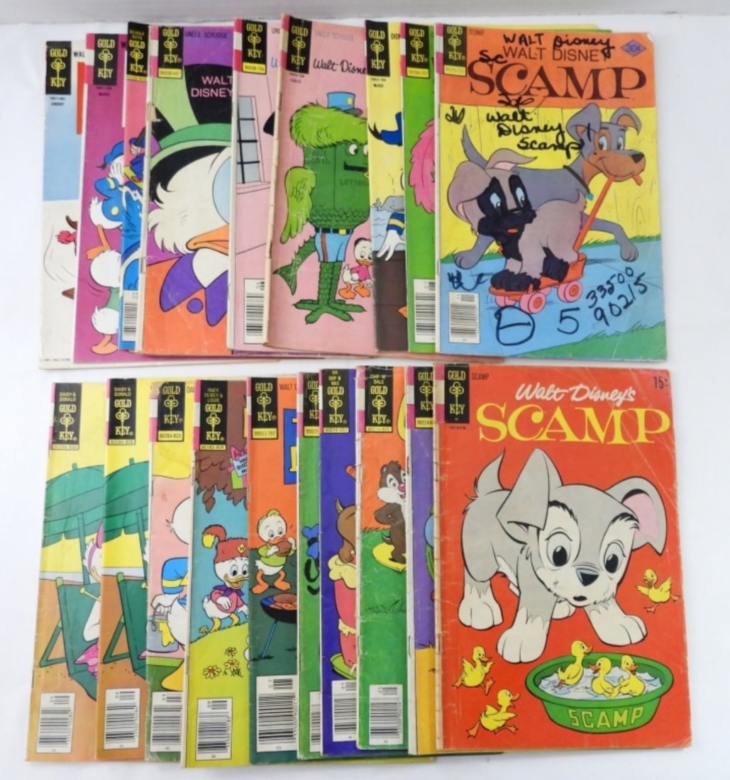 (24) WALT DISNEY GOLD KEY COMICS (1 of 2)