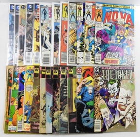 (24) COMIC BOOKS DC & MARVEL MIXED LOT